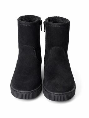 Cat & Jack Toddler Girls Black Boots Size 8 – Side Zip Everyday Shoes